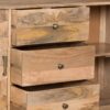 3 Drawer Sideboard With 2 Doors (KD Legs) - Natural - Image 14