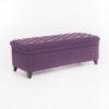 Juliana - Storage Ottoman - Purple - Image 6