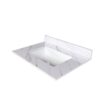 Carrara Marble Design Elegant Bathroom Vanity Top With Undermount Sink - White - Image 6