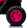 12V7A*2 30W*4 Four-Wheel Drive Leather Seat One Button Start, Forward And Backward, High And Low Speed, Music, Front Light, Power Display, Two Doors Can Open, 2.4G R / C, Seat Belt Four Wheel Absorber - Pink - Image 20