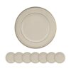 Plastic Charger Plate (Set of 8) - Cream - Image 2