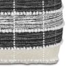 Barley - Square Pouf - White / Beige / Black - Image 4