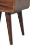 Curved Nightstand - Walnut - Image 5