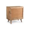 Mid Century Modern Mango Wood 3 Drawer Chest With 3D Tile Weave Design - Natural - Image 6