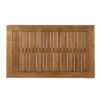 Acacia Wood Outdoor Coffee Table, Rectangular Patio Coffee Table For Outside - Brown Patina - Image 8