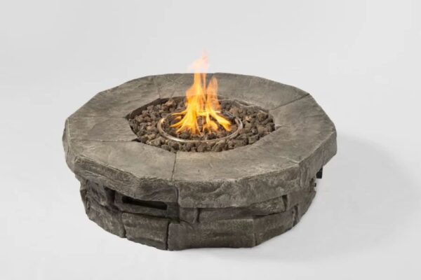 Outdoor Fire Pit Table - Acacia Wood