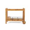 Bar Cart With Wine Bottle Holders, - Black - Image 6