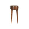 Wave Writing Desk, 2 Drawer - Chestnut - Image 4