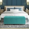 Hamilton - Storage Ottoman - Aqua Blue - Image 7