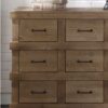 Adams - Anqtique Dresser - Brown Oak - Image 4