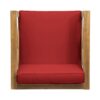 Brava - Modern Club Chair With Water Resistant Cushions - Red - Image 7