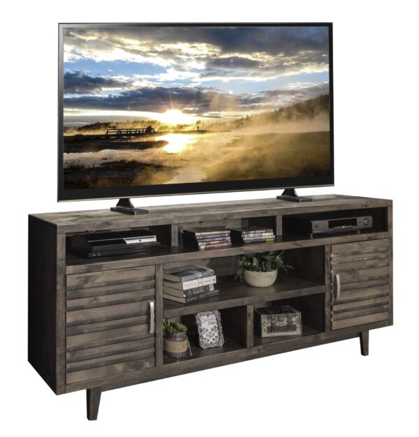 Avondale - TV Stand Console For TVs Up To 90" - Charcoal Brown