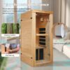 Single Person Far Infrared Sauna Room - Natural - Image 9