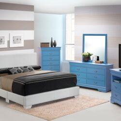 Aaron - King Bed - White