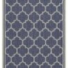 Sunshine - 2'7" X 7'3" Indoor, Outdoor Area Rug - Blue - Polypropylene - Image 2
