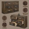 Elettra - Rustic Dresser - Walnut - Image 6