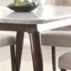 Gasha - Marble Top Dining Table - White - Image 2