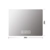 28" Bathroom Mirror With LED Lights Front And Backlit, Anti-Fog Lighted Vanity Mirrors For Wall Mounted And 5 Level Dimmable, Horizontal / Vertical - Clear - Image 10
