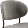 Boucle Dining Chairs, Dining Chairs With Metal Legs For Dining Room, Kitchen, Living Room (Set of 2) - Gray - Image 10