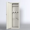 Wall Gun Safe, Gun Safes For Home, Gun Safes & Cabinets, Wall Safes Between The Studs, Quick Access Rifle Safe With Removable Shelf And Digital Keypad - White - Image 5