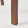 Wilson - Rustic Dining Chair Acacia Wood With Slat Panel Design (Set of 2) - Dark Brown - Image 12