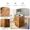Modern Coffee Table With Wood Grain Texture And Stylish Design - Wood - Image 5