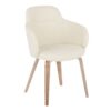 Boyne - Contemporary Dining / Chair (Set of 2) - Whitewashed / Cream - Image 2