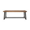 Equilibrium - Outdoor Dining Table With Wooden Frame And Slat Top - Teak - Image 8