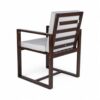 Patio Dining Set Outdoor Dining Table And Chair Set With And Removable Cushions For Patio, Backyard, Garden - Dark Brown - Image 19