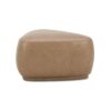 Pebble - Rounded Triangle Cocktail Ottoman - Tuscan Tan Brown - Image 3