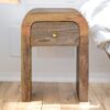 Darcy - Mini Nightstand With Curved Edges - Beige - Image 10