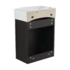 Modern 16" Bathroom Vanity Sink Combo With Ceramic Sink And Cabinet For Small Spaces - Black - Image 16