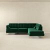 Brooke - Sectional Sofa Right Facing - Green - Image 2