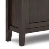 Redmond - Low Storage Cabinet - Brunette Brown - Image 4