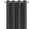 2 Pieces Set, Curtain Panel, Room Darkening, Grommet, Versatile Use - Dark Gray - Image 2