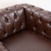 1 Seater Aesthetic Sofa For Living Room - Brown - Image 19