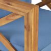 Brava - Modern Club Chair With Water Resistant Cushions - Blue - Image 13