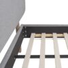 Diego - King Low Upholstered Platform Bed - Light Gray - Image 6