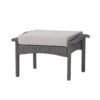 Honolulu - Modern Chat Set of 5 With Wicker - Gray / Silver - Image 8