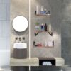 Floating Shelves, Long Wall Shelves (Set of 3), Wall Mounted Shelves With Brackets For Bedroom - Natural Wood - Image 5
