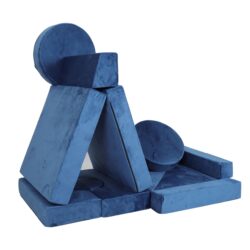 14 Pieces Kids Sofa Modular Play Couch Child Sectional Sofa To Boost Creativity Boys And Girls Diy Creating Playroom Couch Furniture For Toddlers Convertible Foam And Floor Cushion - Blue