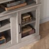 58.27" TV Stand With Storage Cabinet And Shelves, TV Console Table Entertainment Center For Living Room, Bedroom - Gray - Image 3