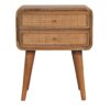 Close Knit 2 Drawer Nightstand - Oak - Image 2