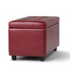 Cosmopolitan - Storage Ottoman - Red - Image 4