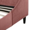 Aspen - Queen Vertical Tufted Headboard Platform Bed Set - Ash Rose Pink - Image 8