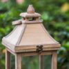 Candle Lantern Decorative, Hurricane Lantern Holder Decor For Indoor Outdoor, Home Garden Wedding - Ivory - Image 7