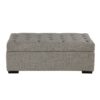 Convertible Ottoman Sleeper With Memory Mattress - Gray - Gray - Image 2