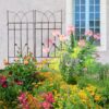 4 Pack Metal Garden Trellis Rustproof Trellis For Climbing Plants Outdoor Flower Support - Brown - Image 10