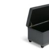 Amelia - Storage Ottoman Bench - Stone Gray - Image 7