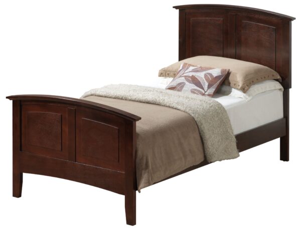 Twin Bed Elegant - Cappuccino